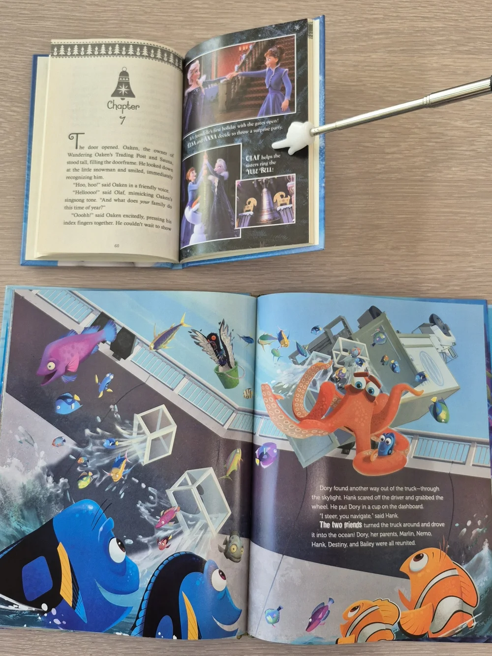 Disney Finding Dory & Olaf's Frozen Adventure Hardcover Kids Book Set